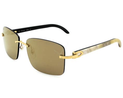 cartier buffalo sunglasses cheap|cartier glasses genuine horn.